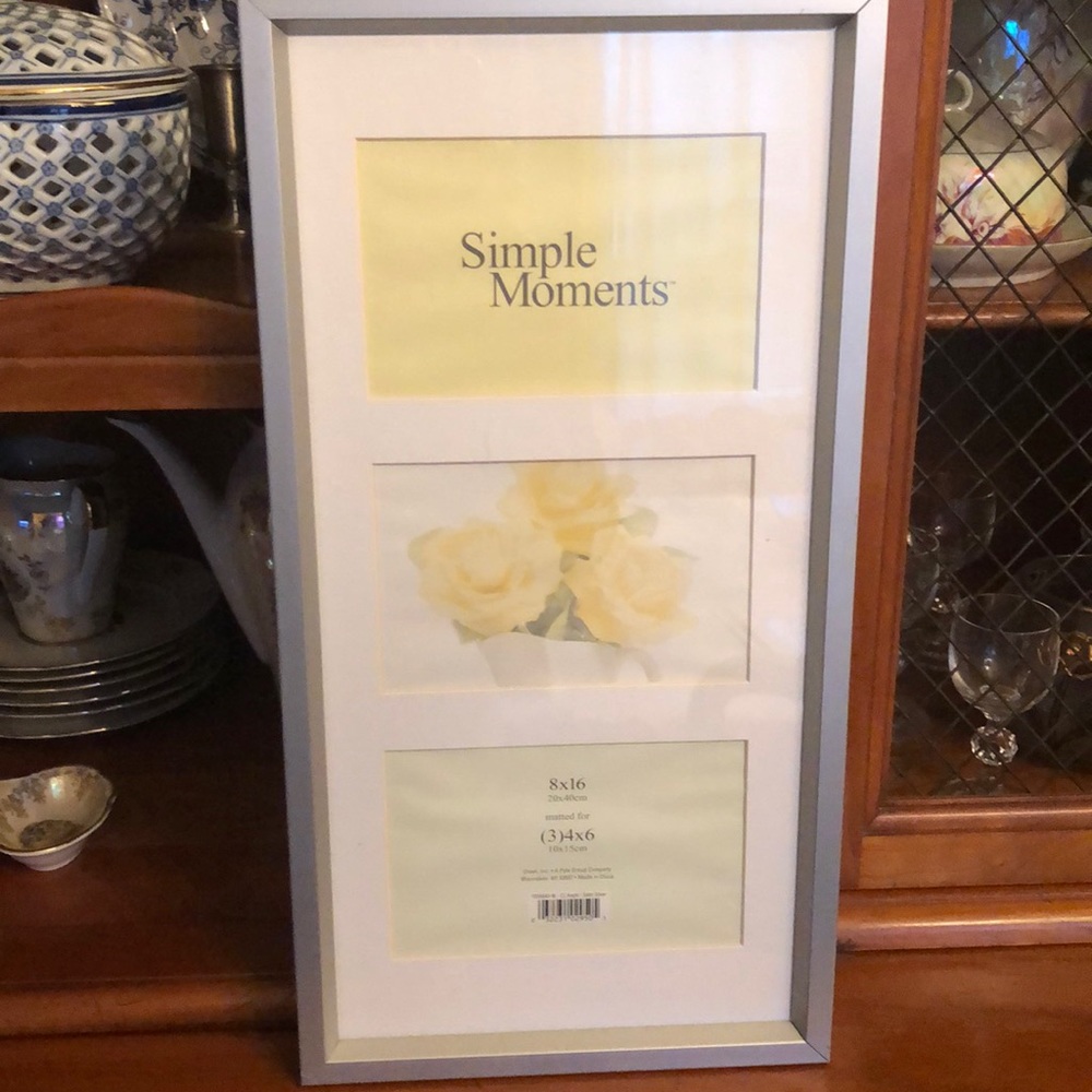EUC Multi Picture Silver Frame 3 (4”x6”)